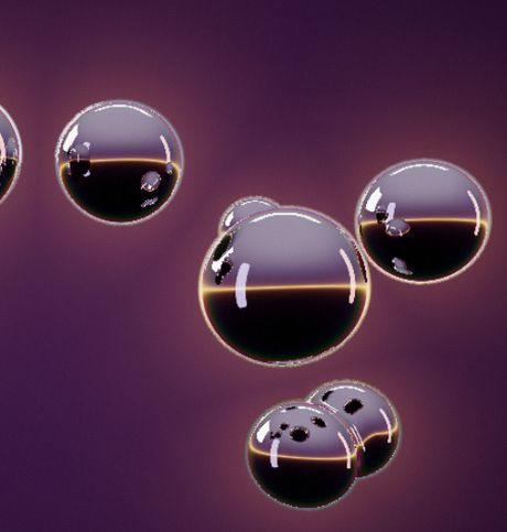 Liquid Metal: a chrome drop